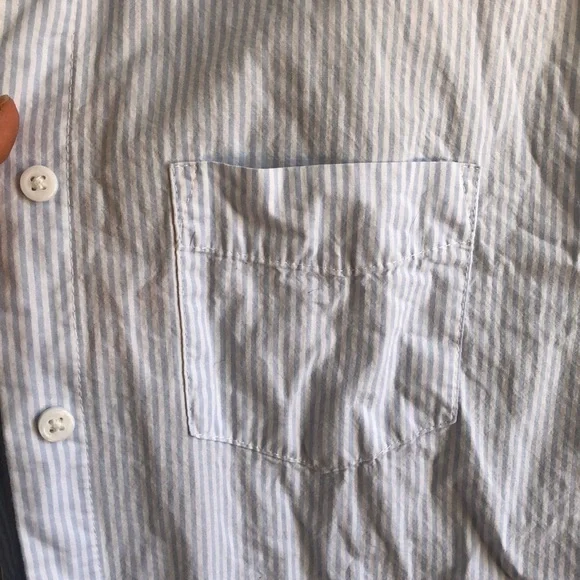 🎁10 for $100🎁 oversized poplin shirt - Picture 3 of 8